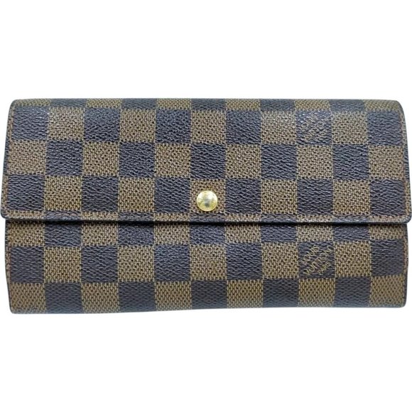 642208BC (L2) Louis Vuitton Wallet Long Brown Damier - Picture 1 of 10